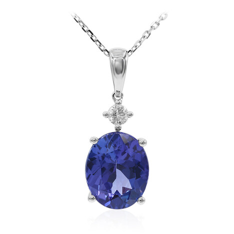 14K AAA Tanzanite Gold Necklace (CIRARI)