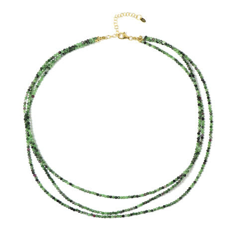 Collar en plata con Rubí Zoisite