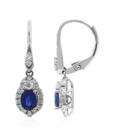Orecchini in oro con Zaffiro Ceylon Blu