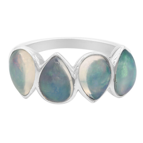 Bague en argent et Opale Welo