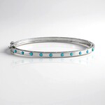 Bracciale in argento con Turchese Sleeping Beauty (Faszination Türkis)