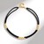 Collana in argento con Spinello Nero