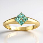 Anello in oro con Alessandrite (de Melo Gold)