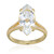 White Topaz Silver Ring