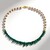 Collana in argento con Malachite (Riya)