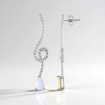 Orecchini in argento con Opale Australiano