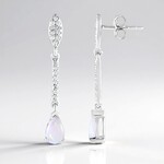 Orecchini in argento con Opale Australiano