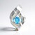Ciondolo in argento con Apatite Blu Neon Goias (Pallanova)