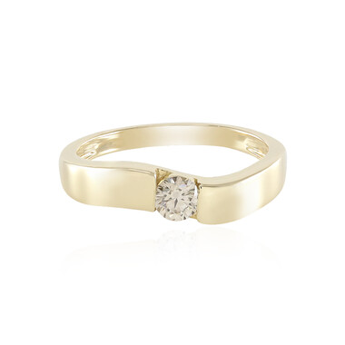 VS2 Schokoladen-Brillant-Goldring
