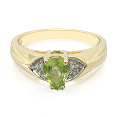 Nigerianischer Paraiba-Turmalin-Goldring