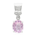 Pinkfarbener Kupfer-Turmalin-Silberanhänger