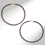 Collana in argento con Granato Magenta