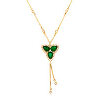 Collier en or et Emeraude de Muzo (de Melo)